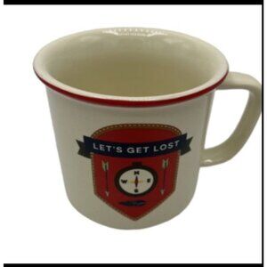 Ceramic Mug "Lets Get Lost" By Now Designs